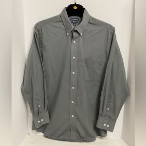 MENS CROFT & BARROW BUTTON DOWN SHIRT - SZ MEDIUM
